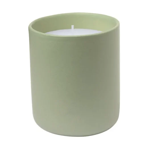 Gift Campaign Candela profumata alla vaniglia in elegante vasetto di ceramica> Candele