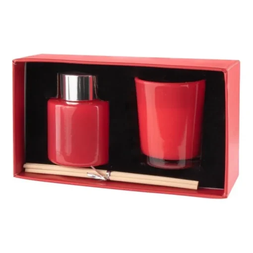Gift Campaign Candela profumata e diffusore di aromi da 50ml con 4 bastoncini e Wellness> Gadget Per L'Ufficio