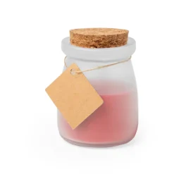 Gift Campaign Candela profumata in vasetto di vetro con tappo in sughero Vaniglia></noscript> Gadget Per Parrucchieri|Candele