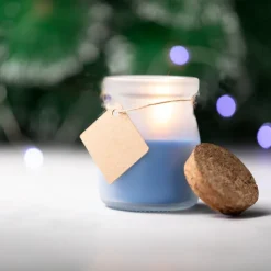 Gift Campaign Candela profumata in vasetto di vetro con tappo in sughero Vaniglia></noscript> Gadget Per Parrucchieri|Candele