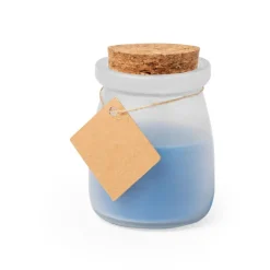 Gift Campaign Candela profumata in vasetto di vetro con tappo in sughero Vaniglia></noscript> Gadget Per Parrucchieri|Candele