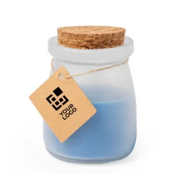 Gift Campaign Candela profumata in vasetto di vetro con tappo in sughero Vaniglia></noscript> Gadget Per Parrucchieri|Candele