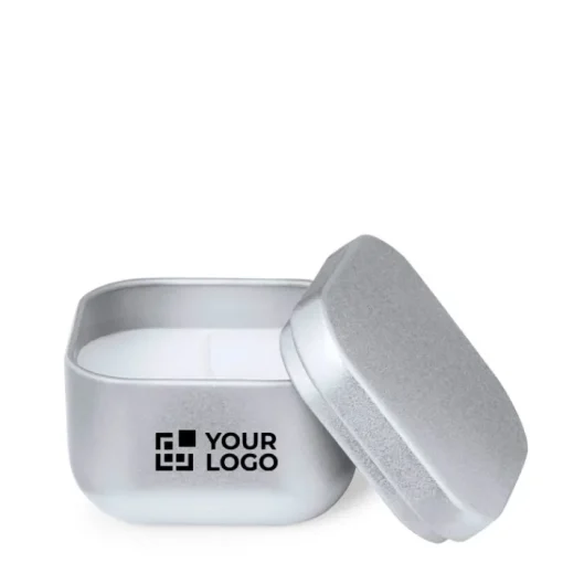 Gift Campaign Candela profumata vaniglia in scatolina di metallo> Candele