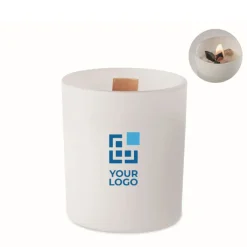 Gift Campaign Candele in vetro personalizzate con pietre e aroma di vaniglia><noscript><img width=