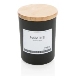 Gift Campaign Candele profumate da personalizzare con tappo in bambù Jasmine> Candele