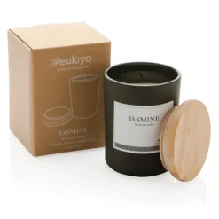Gift Campaign Candele profumate da personalizzare con tappo in bambù Jasmine><noscript><img width=