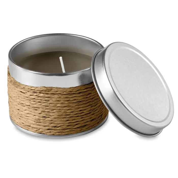 Gift Campaign Candele profumate in barattolino di alluminio con corde Fragrance> Gadget Per Parrucchieri|Candele