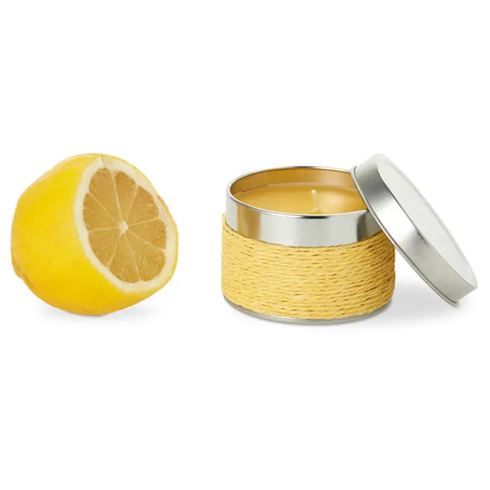 Gift Campaign Candele profumate in barattolino di alluminio con corde Fragrance> Gadget Per Parrucchieri|Candele