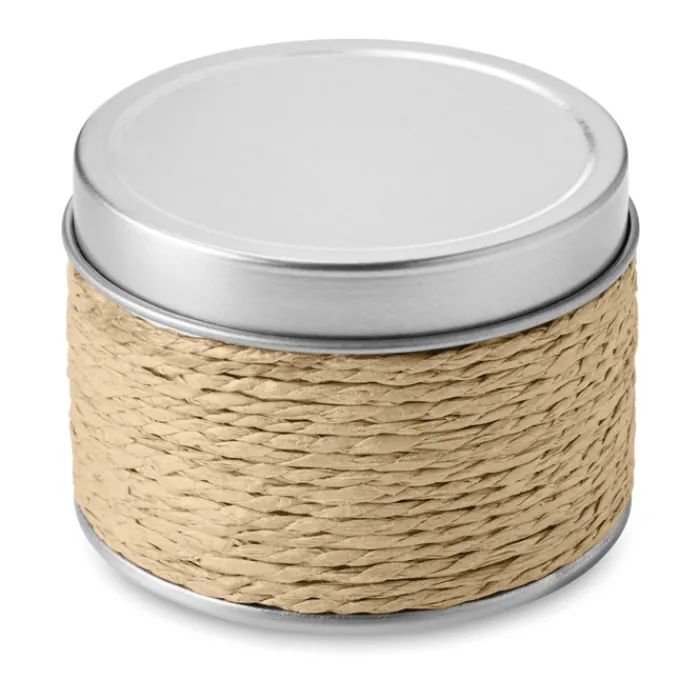 Gift Campaign Candele profumate in barattolino di alluminio con corde Fragrance> Gadget Per Parrucchieri|Candele