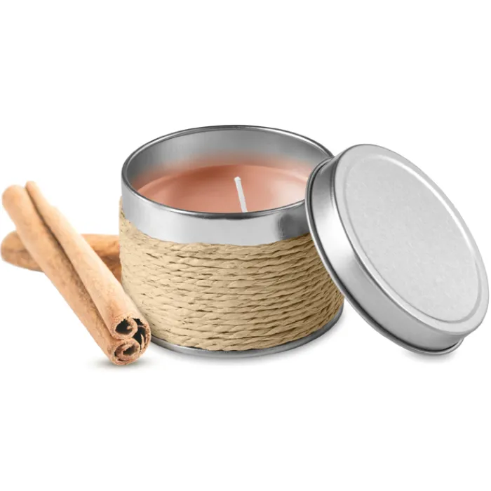 Gift Campaign Candele profumate in barattolino di alluminio con corde Fragrance> Gadget Per Parrucchieri|Candele
