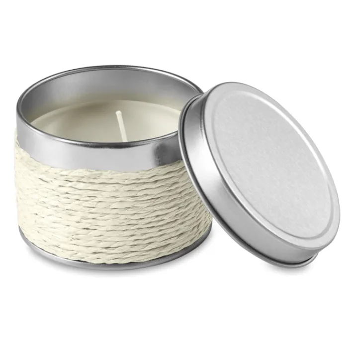 Gift Campaign Candele profumate in barattolino di alluminio con corde Fragrance> Gadget Per Parrucchieri|Candele