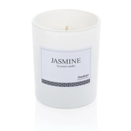 Gift Campaign Candele profumate promozionali in elegante contenitore Jasmine Ukiyo> Candele
