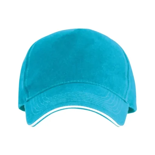 Gift Campaign Cappellino a 5 pannelli con visiera a contrasto in cotone da 170 g/m2> Cappellini Personalizzati