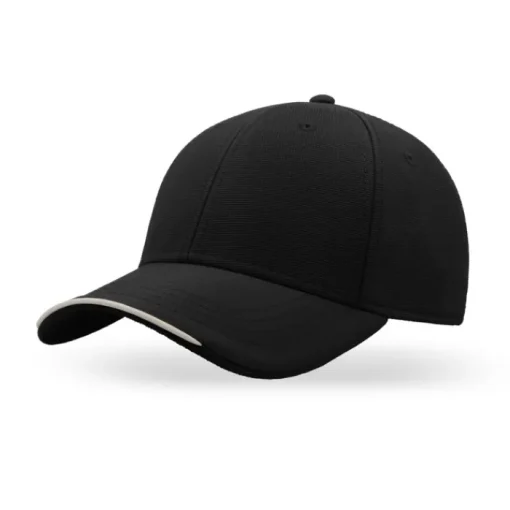 Gift Campaign Cappellino con bordo visiera bianco in poliestere riciclato 170 g/m2> Cappellini Personalizzati