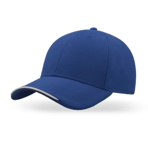 Gift Campaign Cappellino con bordo visiera bianco in poliestere riciclato 170 g/m2> Cappellini Personalizzati