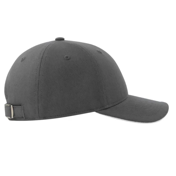 Gift Campaign Cappellino con visiera sandwich in cotone riciclato e organico 270g/m2> Cappellini Personalizzati