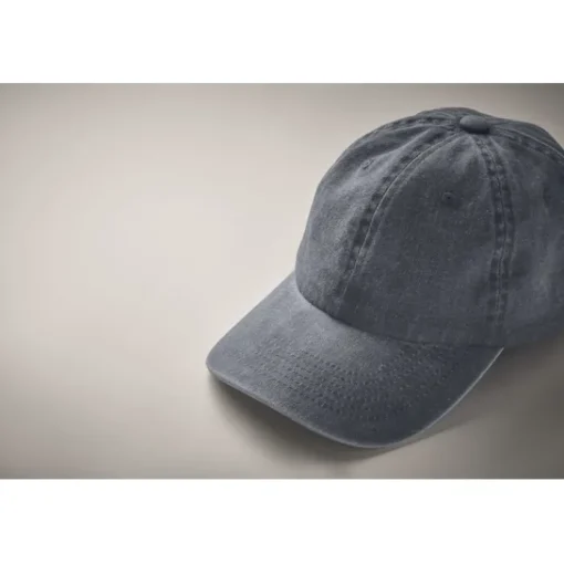 Gift Campaign Cappellino da baseball in cotone lavato con chiusura in velcro 265g/m²> Cappellini Personalizzati