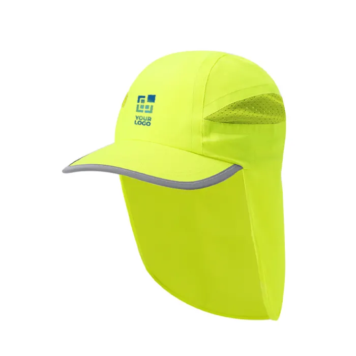 Gift Campaign Cappellino fluorescente regolabile e traspirante con aletta posteriore> Cappellini Personalizzati