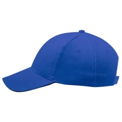 Gift Campaign Cappellino in cotone pettinato 6 pannelli con dettaglio sulla visiera></noscript> Cappellini Personalizzati
