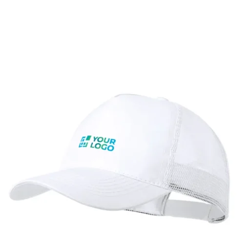 Gift Campaign Cappello 5 pannelli con rete posteriore e chiusura regolabile in plastica> Cappellini Personalizzati