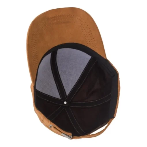 Gift Campaign Cappello a 6 pannelli con fibbia in pelle scamosciata 110 g/m²> Cappellini Personalizzati