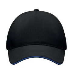 Gift Campaign Cappello a 5 pannelli in twill di cotone con bordo visiera colorato></noscript> Cappellini Personalizzati