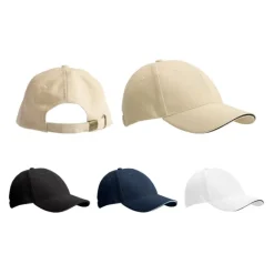 Gift Campaign Cappello con visiera sandwitch in cotone con fibbia di metallo Cottonclub></noscript> Cappellini Personalizzati