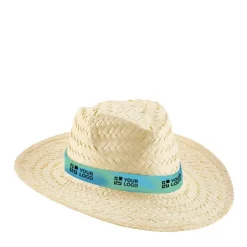 Gift Campaign Cappello di paglia chiaro con nastro personalizzabile Beachtime Sublim></noscript> Cappelli Di Paglia Personalizzati