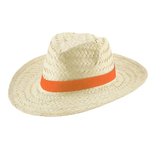 Gift Campaign Cappello di paglia chiaro con nastro personalizzabile Beachtime Sublim> Cappelli Di Paglia Personalizzati