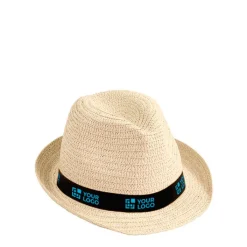 Gift Campaign Cappello di paglia chiaro con nastro personalizzabile Dominica Clear></noscript> Cappelli Di Paglia Personalizzati