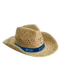 Gift Campaign Cappello di paglia chiaro con nastro tanti colori stampabili Indiana><noscript><img width=