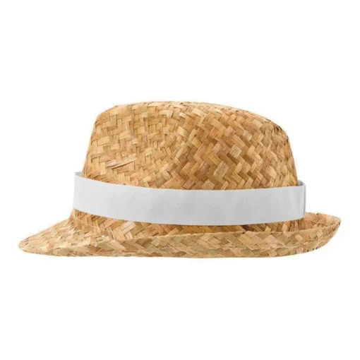 Gift Campaign Cappello di paglia naturale traspirante con nastro personalizzabile> Cappelli Di Paglia Personalizzati