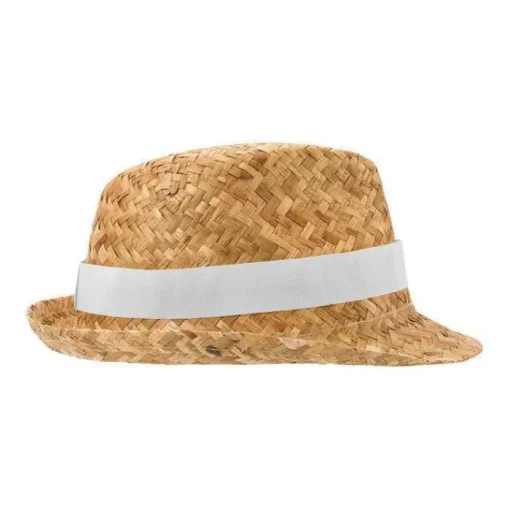 Gift Campaign Cappello di paglia naturale traspirante con nastro personalizzabile> Cappelli Di Paglia Personalizzati