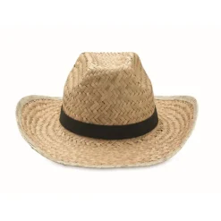 Gift Campaign Cappello di paglia personalizzato stile cowboy nastro con logo Tulum> Cappelli Di Paglia Personalizzati