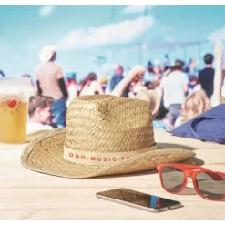 Gift Campaign Cappello di paglia personalizzato stile cowboy nastro con logo Tulum></noscript> Cappelli Di Paglia Personalizzati