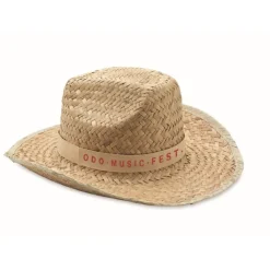 Gift Campaign Cappello di paglia personalizzato stile cowboy nastro con logo Tulum></noscript> Cappelli Di Paglia Personalizzati