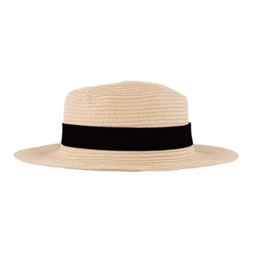 Gift Campaign Cappello in carta color naturale con nastro colorato da personalizzare> Cappelli Di Paglia Personalizzati