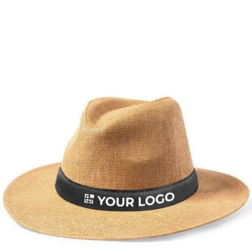 Gift Campaign Cappello in paglia di carta con fascia regolabile all’interno> Cappelli Di Paglia Personalizzati