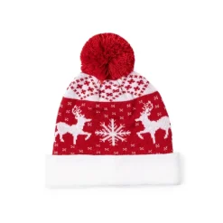 Gift Campaign Cappello invernale natalizio con pompon in poliestere acrilico></noscript> Gadget Natalizi