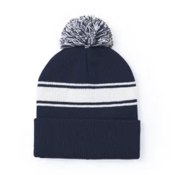 Gift Campaign Cappello invernale tanti colori con fasce bianche e risvolto PomPon></noscript> Berretti Invernali