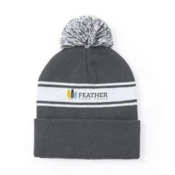 Gift Campaign Cappello invernale tanti colori con fasce bianche e risvolto PomPon></noscript> Berretti Invernali