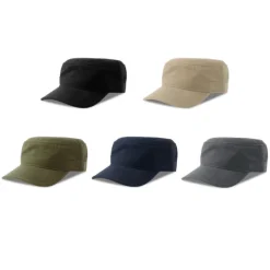 Gift Campaign Cappello militare in cotone con visiera e chiusura in velcro 280 g/m2></noscript> Cappellini Personalizzati