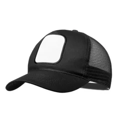 Gift Campaign Cappello trucker con toppa cucita e fascetta in plastica Trucker></noscript> Cappellini Personalizzati