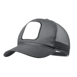 Gift Campaign Cappello trucker con toppa cucita e fascetta in plastica Trucker></noscript> Cappellini Personalizzati