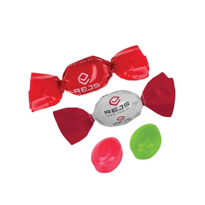 Gift Campaign Caramelle alla frutta con incarto a fiocco riciclabile personalizzato> Caramelle Personalizzate