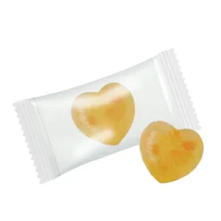 Gift Campaign Caramelle cuore con pezzi di frutta o erbe aromatiche personalizzate 3g></noscript> Caramelle Personalizzate