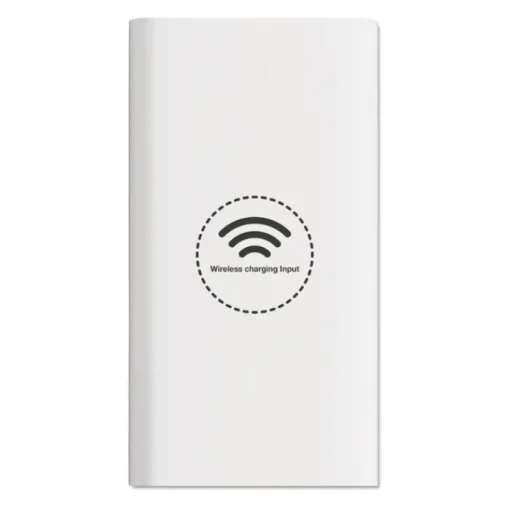 Gift Campaign Caricabatterie portatile da 8.000mAh con finitura gommata Wireless> Power Bank Personalizzati