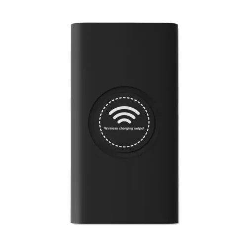 Gift Campaign Caricabatterie portatile da 8.000mAh con finitura gommata Wireless> Power Bank Personalizzati
