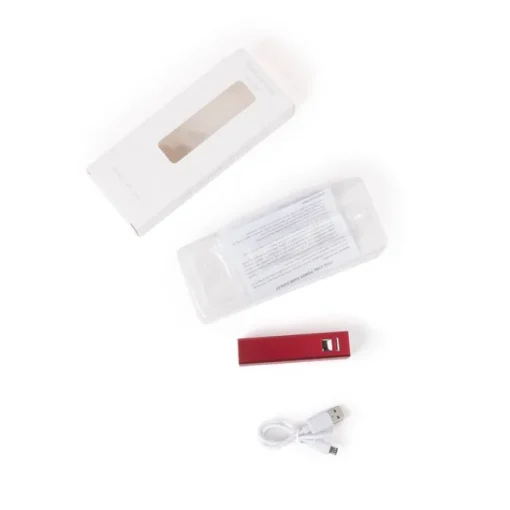 Gift Campaign Caricabatterie portatile da 2.200 mAh in vari colori attrattivi Colors> Power Bank Personalizzati