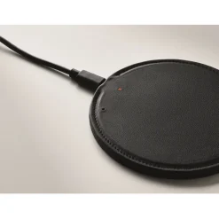 Gift Campaign Caricabatterie wireless a ricarica rapida in plastica riciclata da 15W></noscript> Caricabatterie